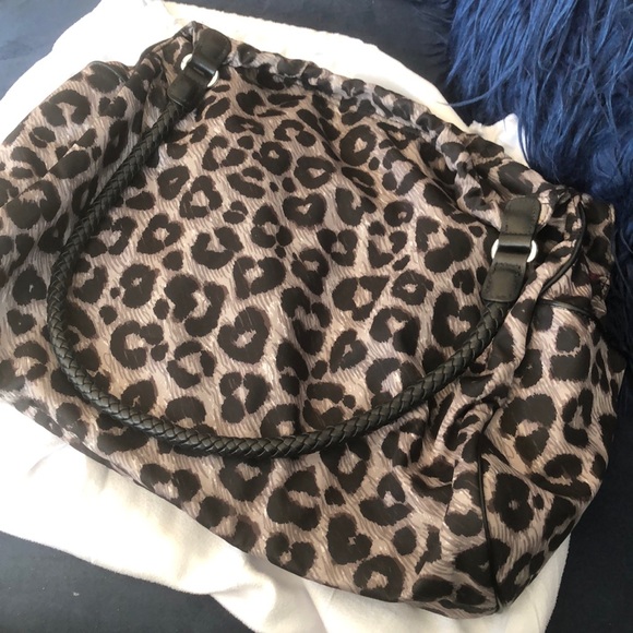 Brighton Rose and Leopard Shoulder Bag - Picture 2 of 5